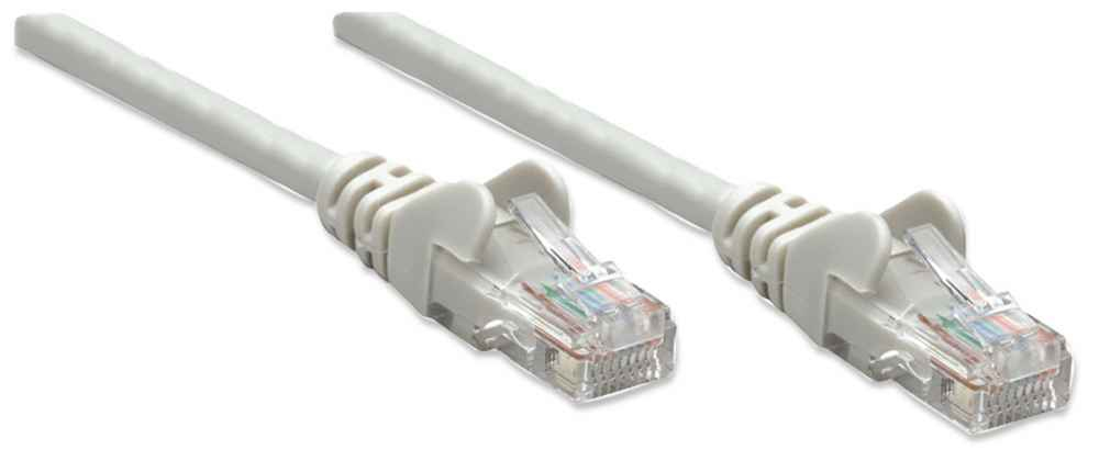 Patch Cord Cat5e 5m Intellinet 319812, Hasta 1000Mbps, Color Gris