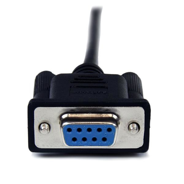 Cable Módem Serial DB-9 Macho - DB-9 Hembra, 1m, Negro, StarTech.com SCNM9FM1MBK - imagen 3