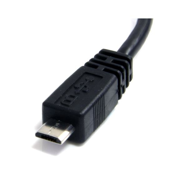 Cable USB-A 2.0 a Micro-USB 2.0 15cm Startech UUSBHAUB6IN, 480Mbps - imagen 3