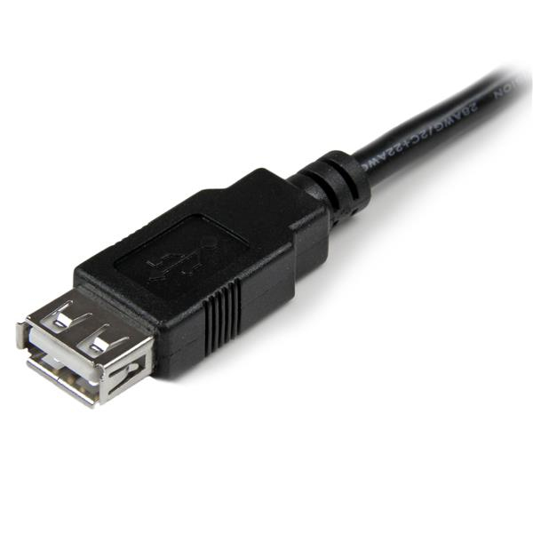 Extensión USB-A 2.0 15cm Startech USBEXTAA6IN, 480Mbps Color Negro - imagen 4