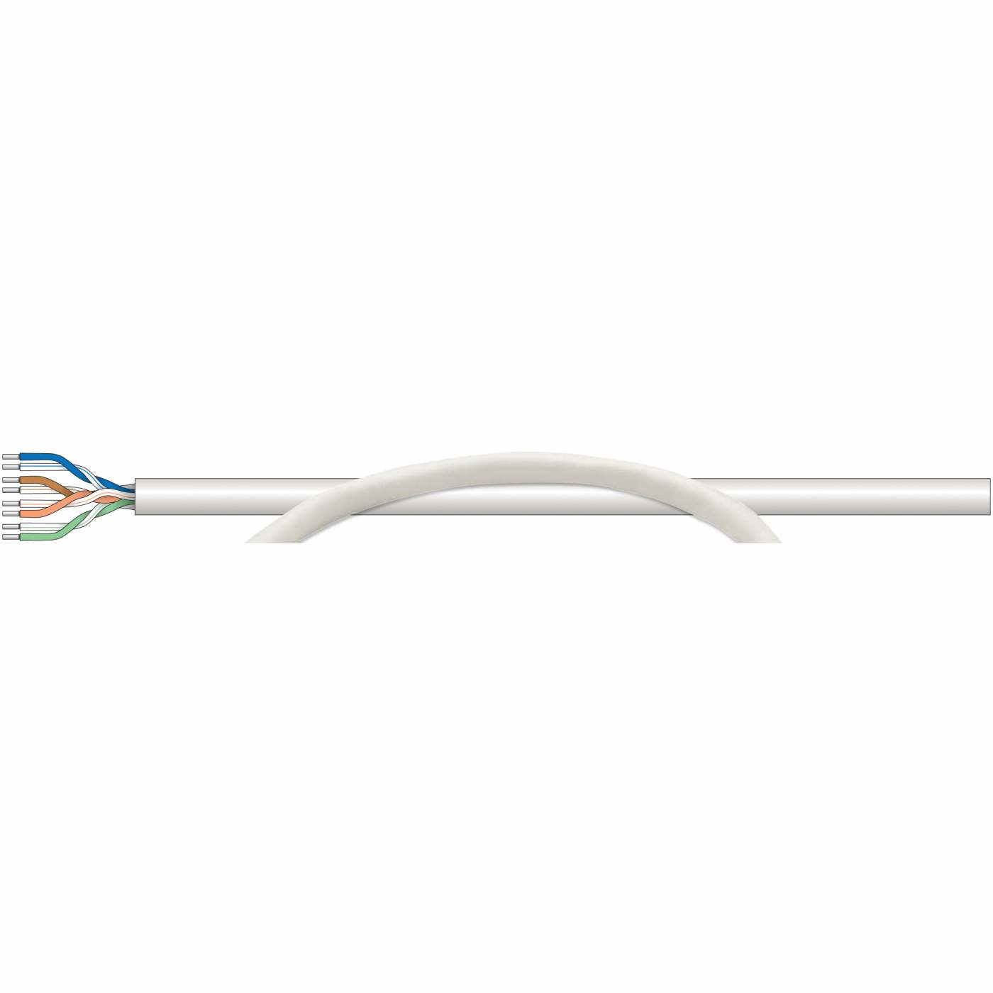 Bobina de Cable Ethernet Cat6 305m Intellinet 704663, Uso Interior, Sin Blindado, Color Gris
