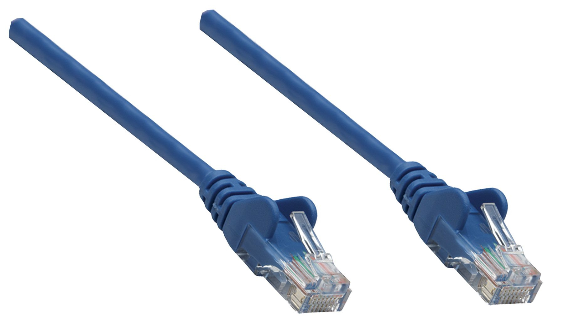 Patch Cord Cat6A 4.2m Intellinet 741507, Blindado, Hasta 10Gbps, Color Azul