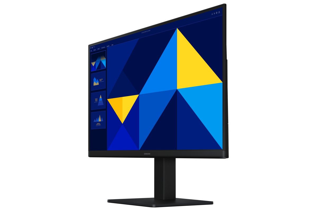 Monitor 22" 1920x1080 100Hz 5ms, Samsung Essential S3, Panel IPS, 1 HDMI + 1 VGA, VESA 100mm, Color Negro - imagen 4