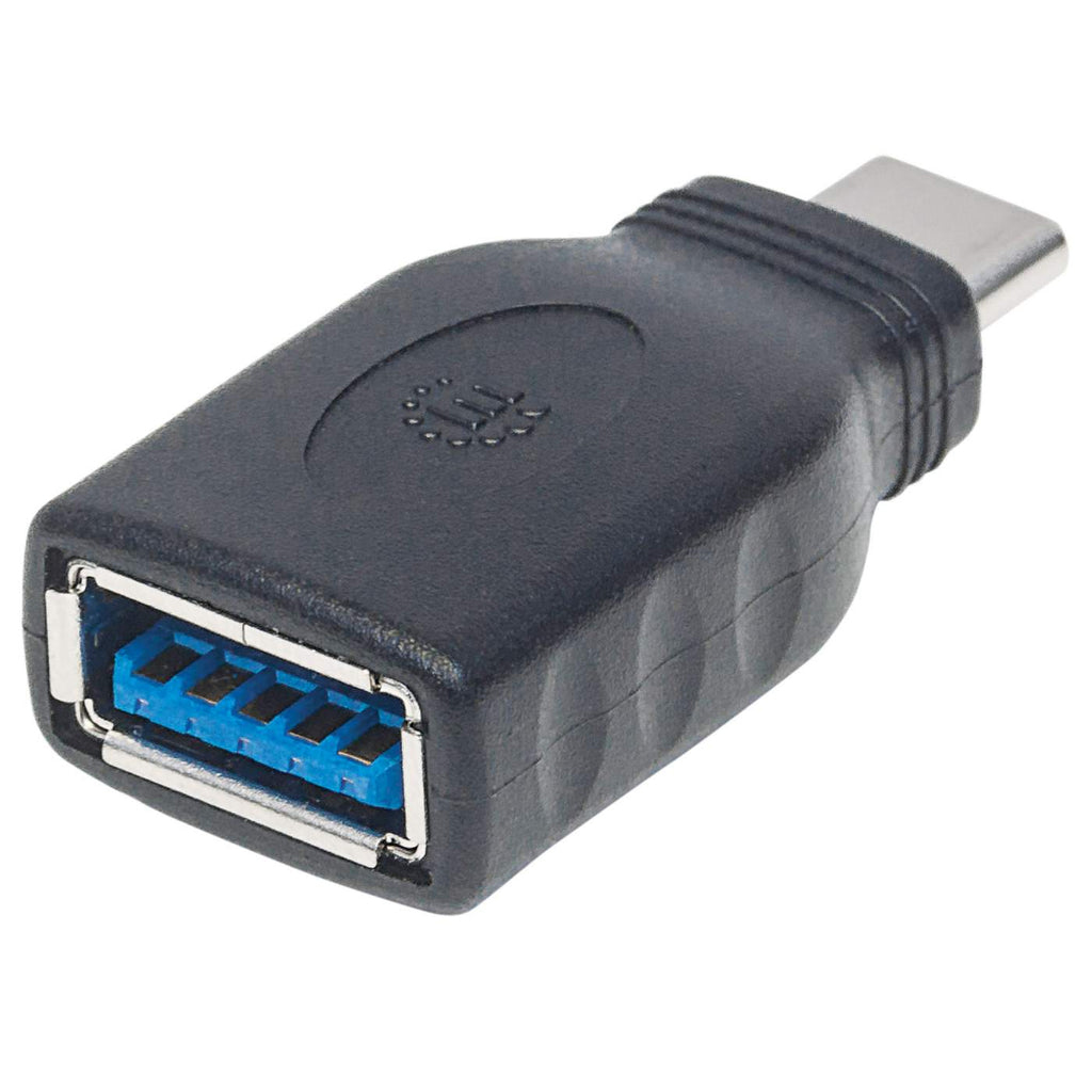 Adaptador USB-C 3.2 Gen 1 Macho a USB-A Hembra Manhattan 354646, 5Gbps, Hasta 3A, Color Negro - imagen 4