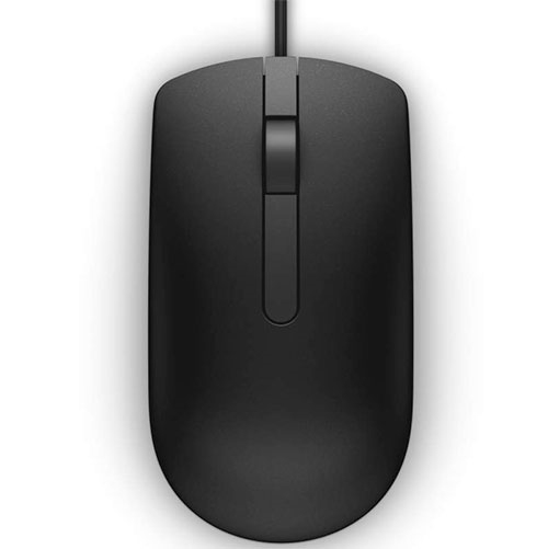 Mouse Alámbrico Dell MS116, 1,000dpi, Color Negro - imagen 2