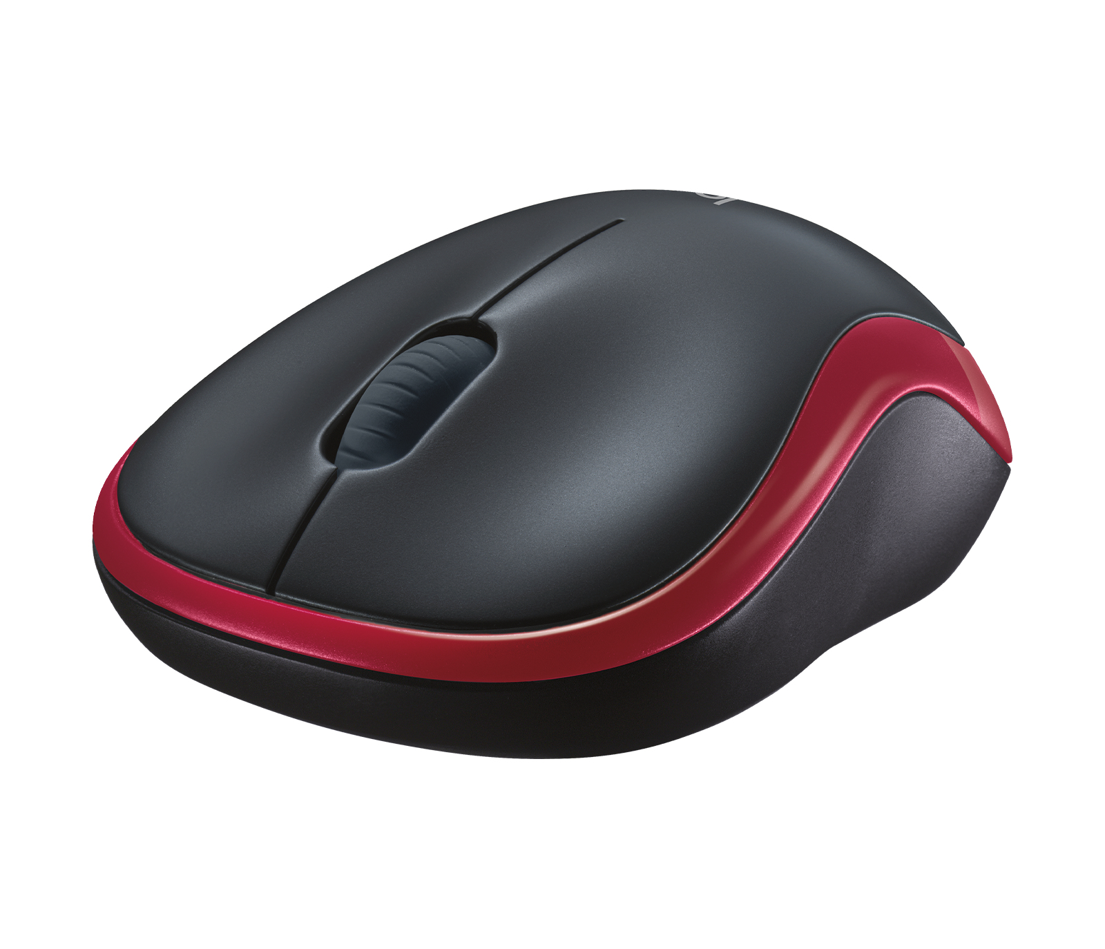 Mouse Inalámbrico Logitech M185, RF, 1,000dpi, Bateria AA, Color Rojo/Negro