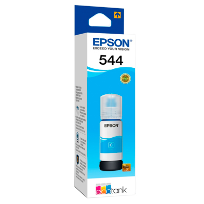 Botella Epson T544 T544220-AL, cian, 65 ml, 7,500 páginas - imagen 2