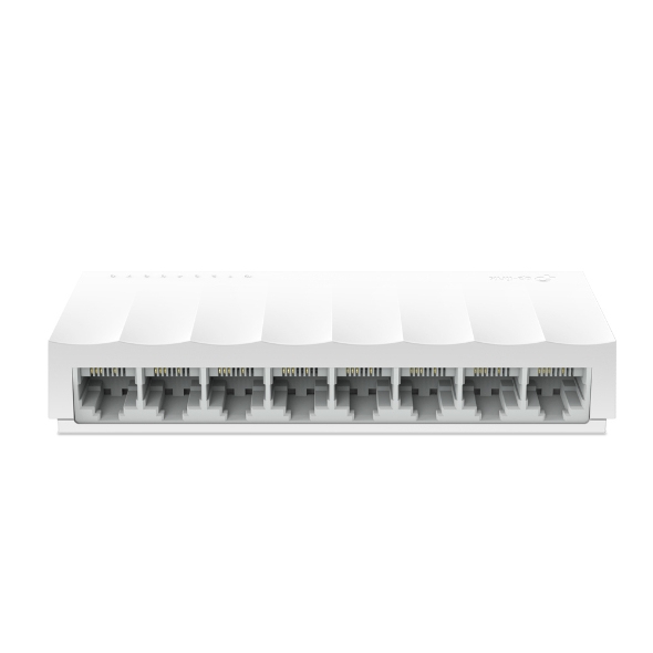 Switch 8 Puertos 10/100 p/Escritorio Tp-Link LS1008, Caja de Plástico, Color Blanco - imagen 1
