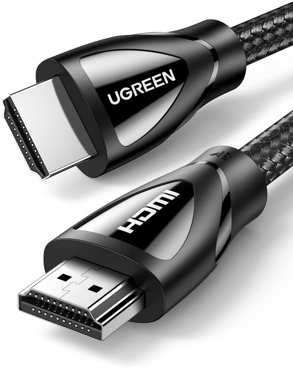 Cable de Video 3m HDMI a HDMI 2.1 Ugreen 80404, 8K 60Hz, Nylon Trenzado, Color Negro - imagen 1