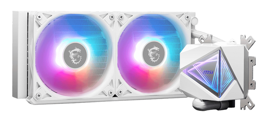Enfriamiento Liquido 240mm MSI MAG Coreliquid I240, ARGB, Color Blanco - imagen 5