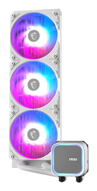 Enfriamiento Liquido 360mm MSI MAG Coreliquid A13 360, ARGB, Color Blanco