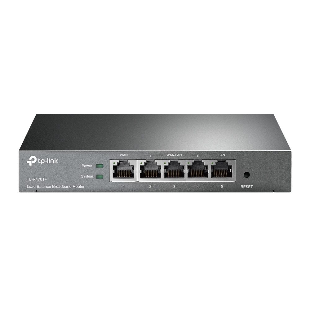 Router Balanceador de 4 Puertos WAN con balanceador de carga Tp-Link TL-R470T+, Caja de Plástico - imagen 1