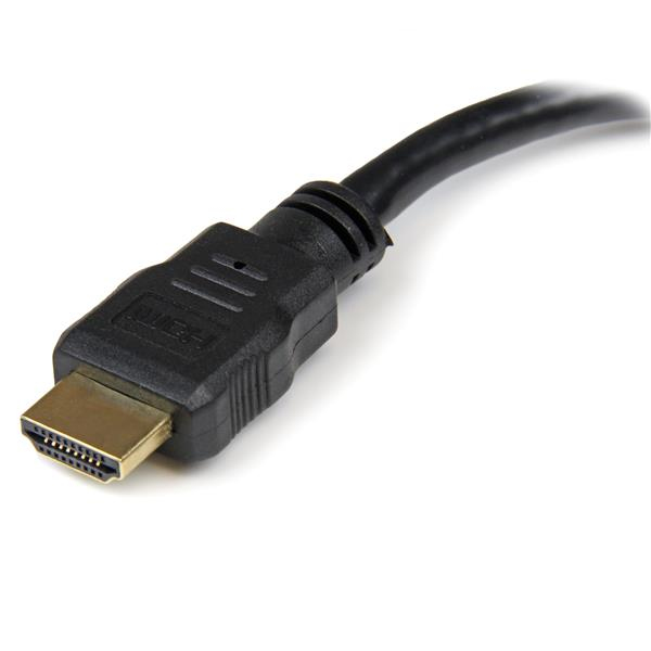 Cable Adaptador de Video 20cm HDMI a DVI-D Startech HDDVIMF8IN, Hasta 1920x1200, Color Negro - imagen 2