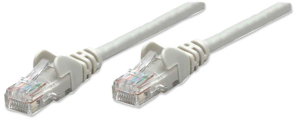 Patch Cord Cat5e 7.6m Intellinet 319867, Hasta 1000Mbps, Color Gris