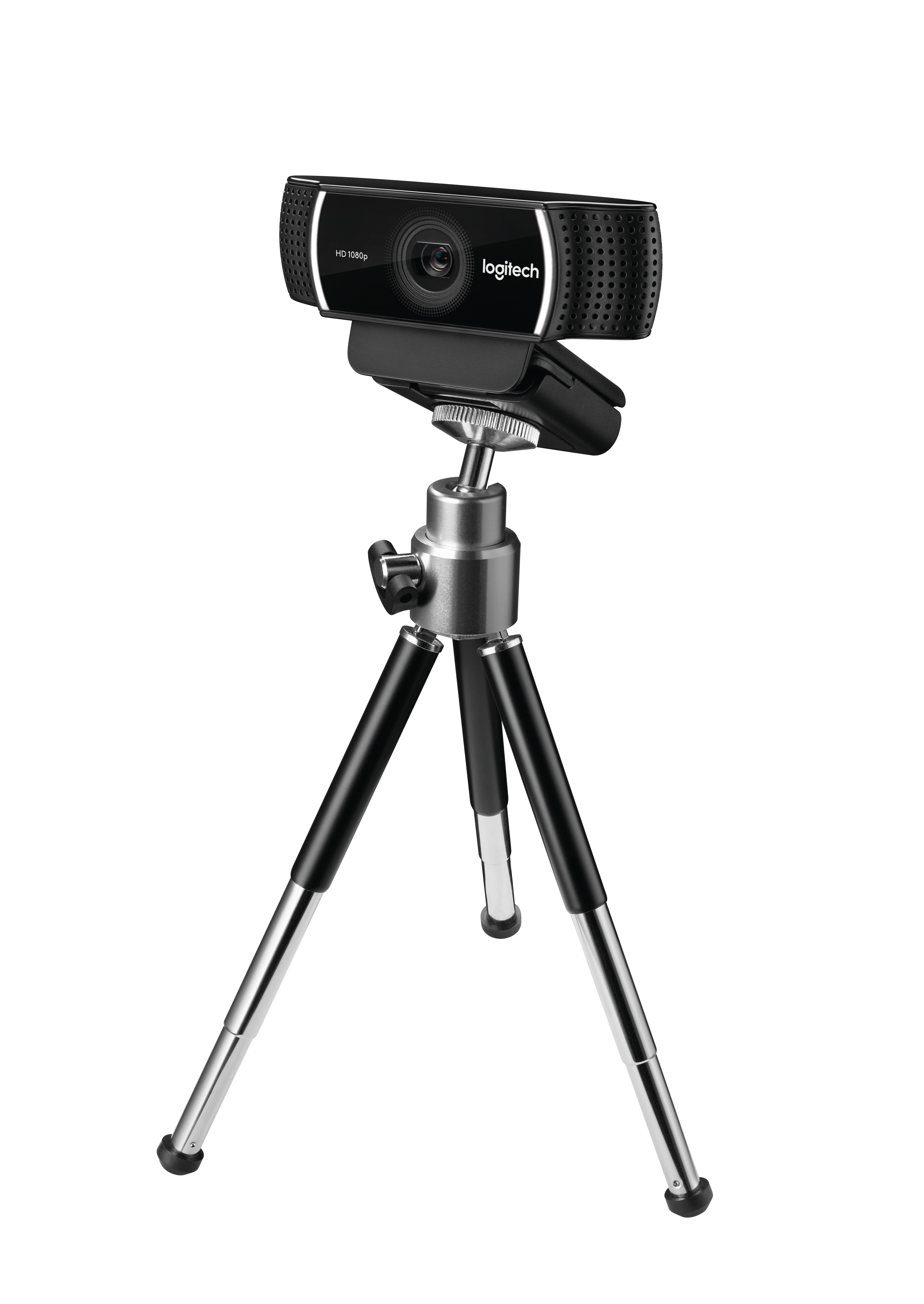 WebCam Logitech C922 Pro para Streaming HD 1080p/30fps o 720p/60fps USB Color Negro. 960-001087