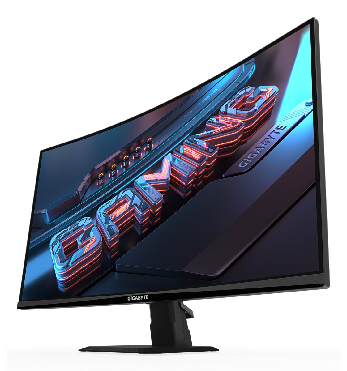 Monitor Curvo 27" 2560x1440 180Hz 1ms, Gigabyte GS27QCA, Panel VA, FreeSync, 2 HDMI + 1 DisplayPort, Color Negro - imagen 2