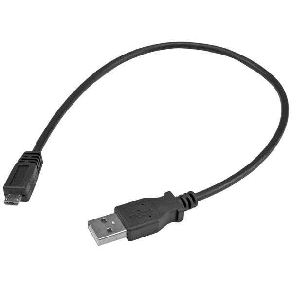 Cable USB-A 2.0 a Micro-USB-B 2.0 30cm Startech UUSBHAUB1, 480Mbps, Color Negro - imagen 4