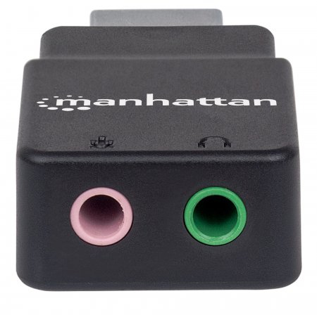 Adaptador de Audio USB-A a 2x 3.5mm (Audio y Micrófono) Manhattan 152754, sonido 2.1 - imagen 3