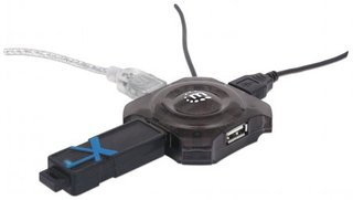 Hub USB-A 2.0 Manhattan 162272, 4x USB-A 2.0 - imagen 2