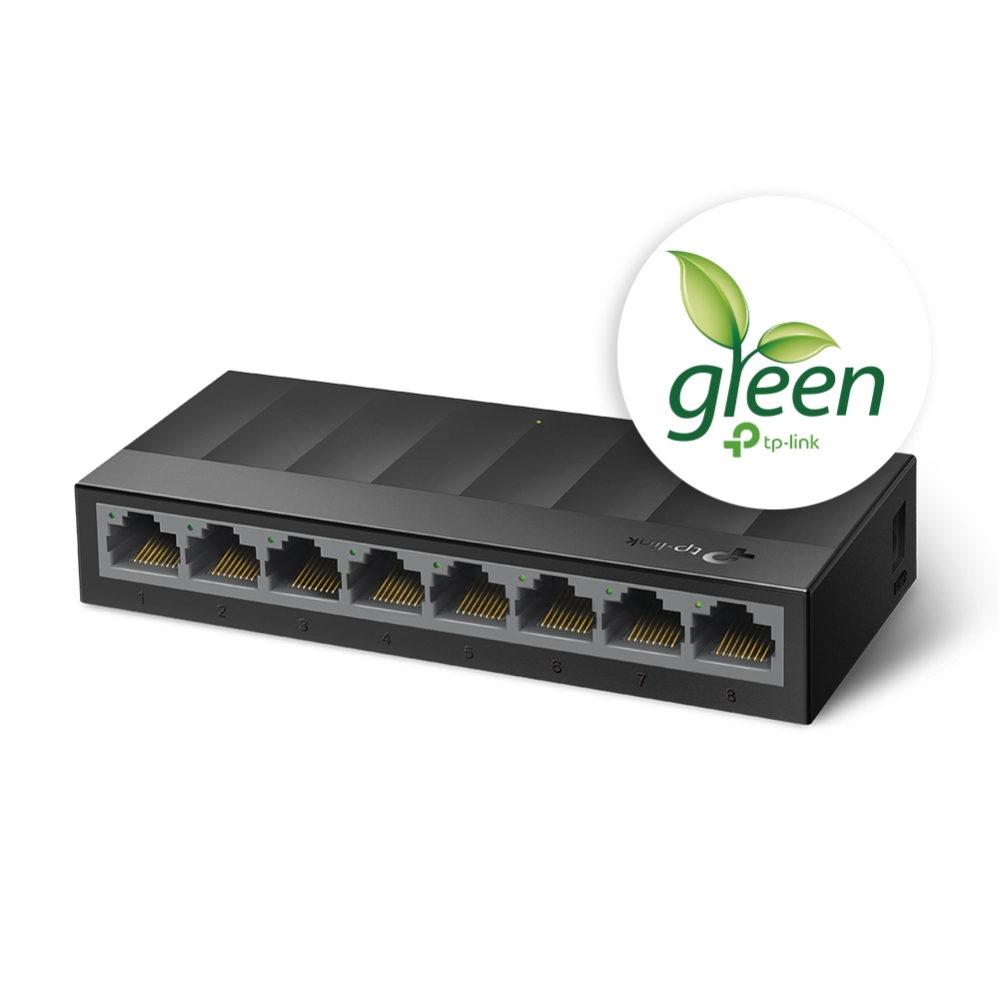 Switch Tp-Link LS1008G, 8 Puertos Gigabit 10/100/1000 Mbps, Escritorio - imagen 5