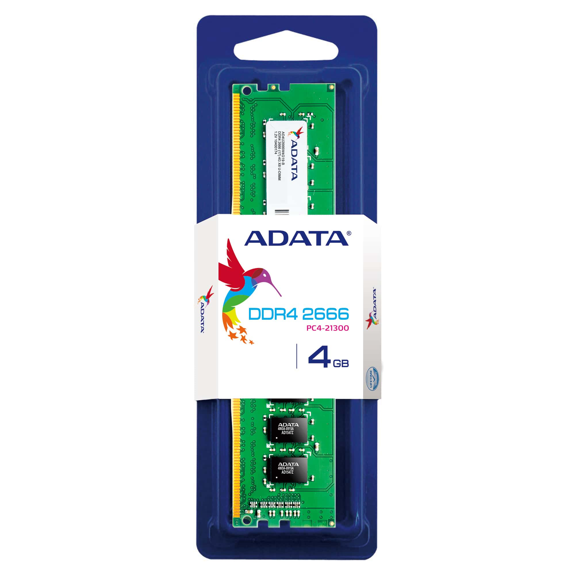 RAM 4GB 2666MHz Adata AD4U2666J4G19-S - imagen 2