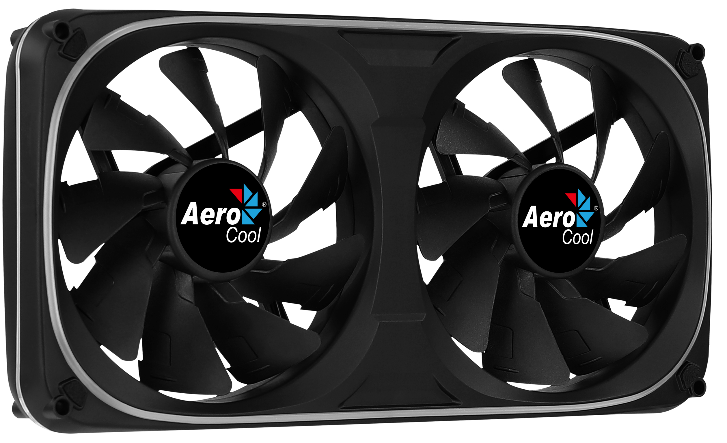 Kit de 2 Ventiladores 120mm Aerocool Astro 24, 1000 RPM, ARGB, 1 sola pieza, Color Negro - imagen 5