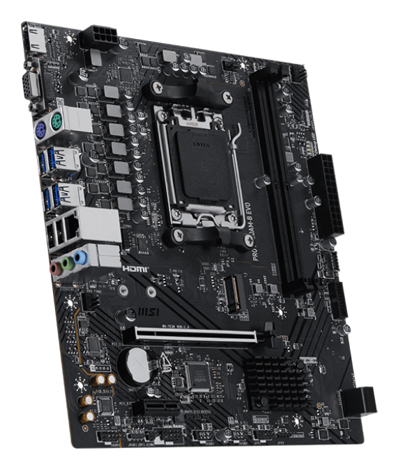 MotherBoard AM5 Micro-ATX MSI PRO A620AM-B EVO, 128GB RAM DDR5 Max, 1 M.2 PCIE 4