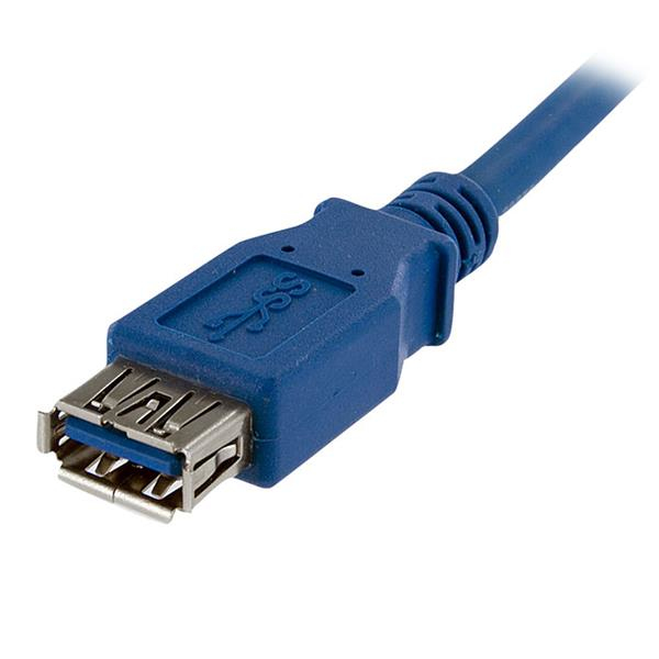 Extension USB-A 3.0 1m Startech USB3SEXT1M, 5Gbps, Color Azul - imagen 2