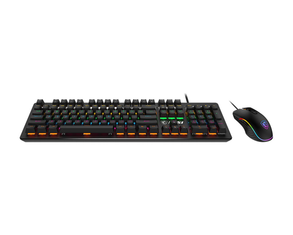 Kit teclado y mouse MSI Forge GK300