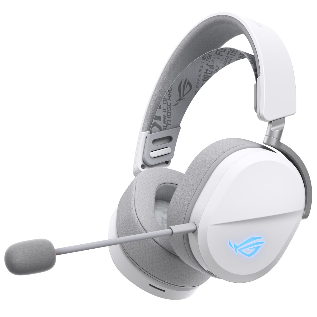 Diadema Inalámbrica RF + Bluetooth ASUS ROG Pelta, Micrófono Removible, RGB, Hasta 70Hrs de Batería, Color Blanco - imagen 2