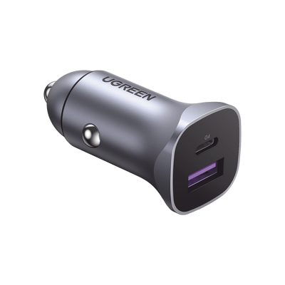 Cargador de Coche 30W Ugreen 40858, 1 USB-C + 1 USB-A - imagen 1
