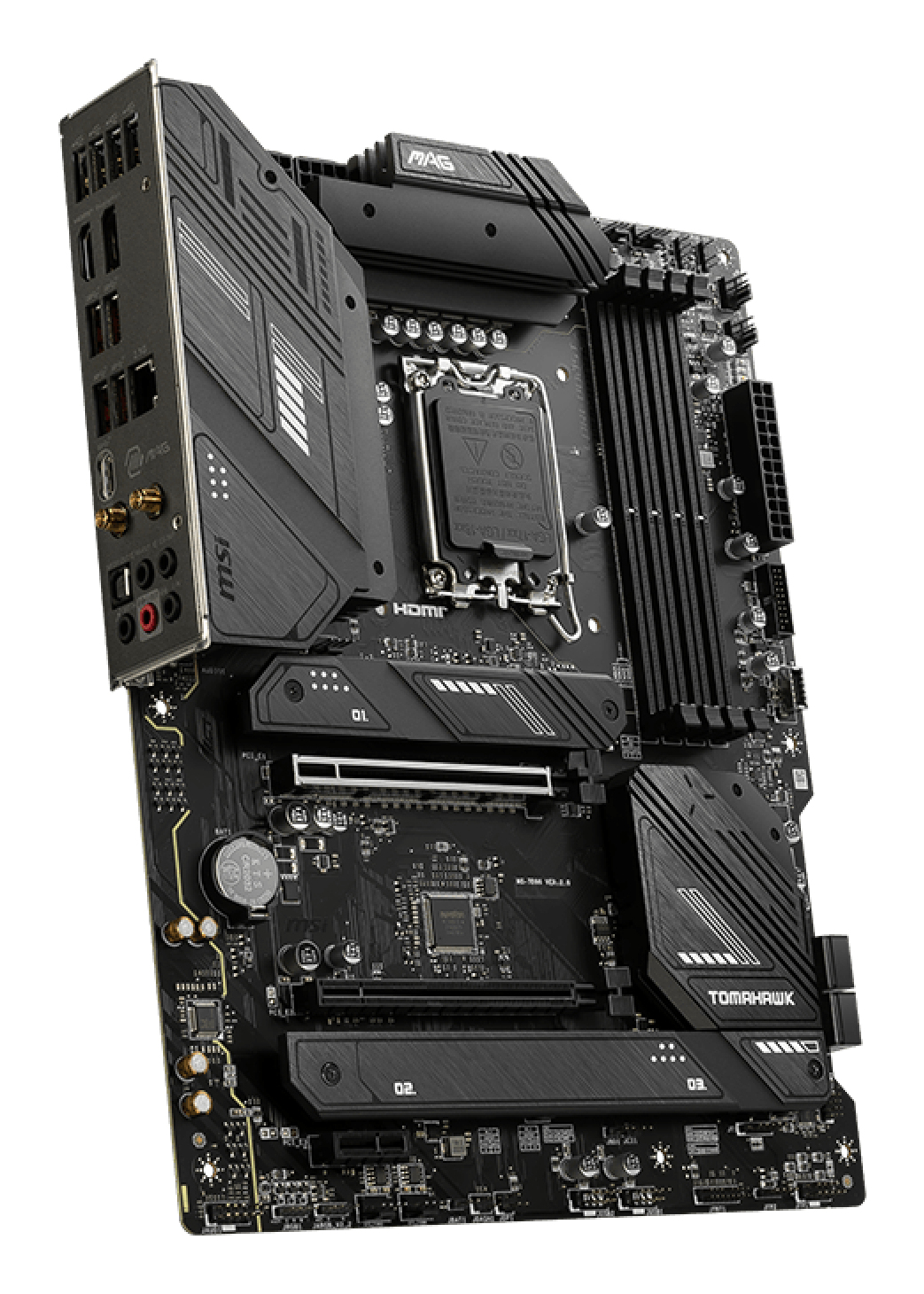 MotherBoard LGA1700 ATX MSI MAG B760 TOMAHAWK WIFI, 256GB RAM DDR5 Max, 3 M.2 PCIE 4, Wi-Fi 6E + BT 5.3