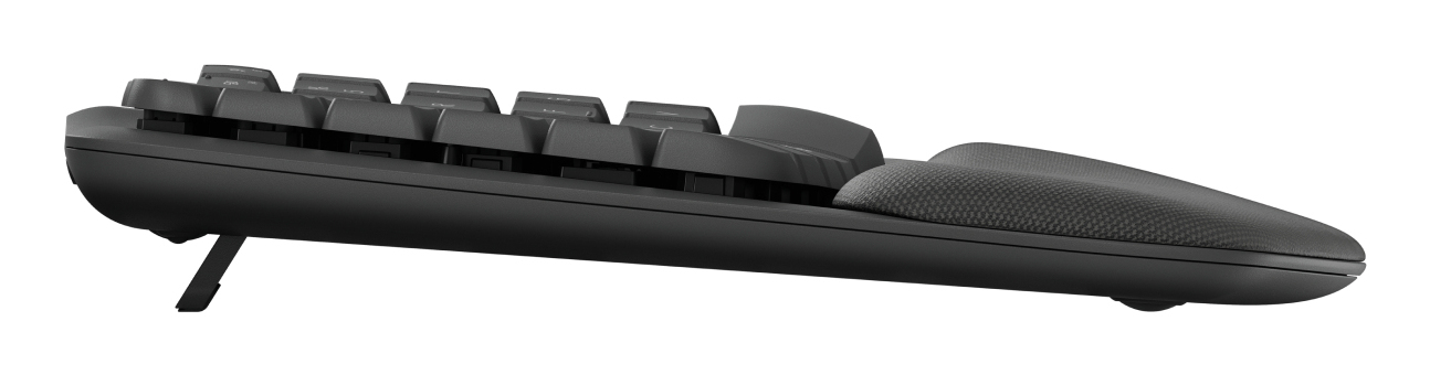 Teclado Inalámbrico Logitech Wave Keys Alcance 10 m Color Grafito 920-012278