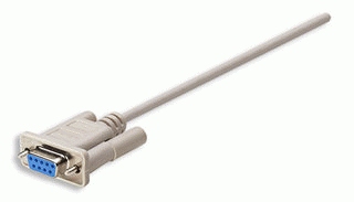 Cable 1.8m Serial DB9 a DB25 Hembra - Macho, Manhattan 314770