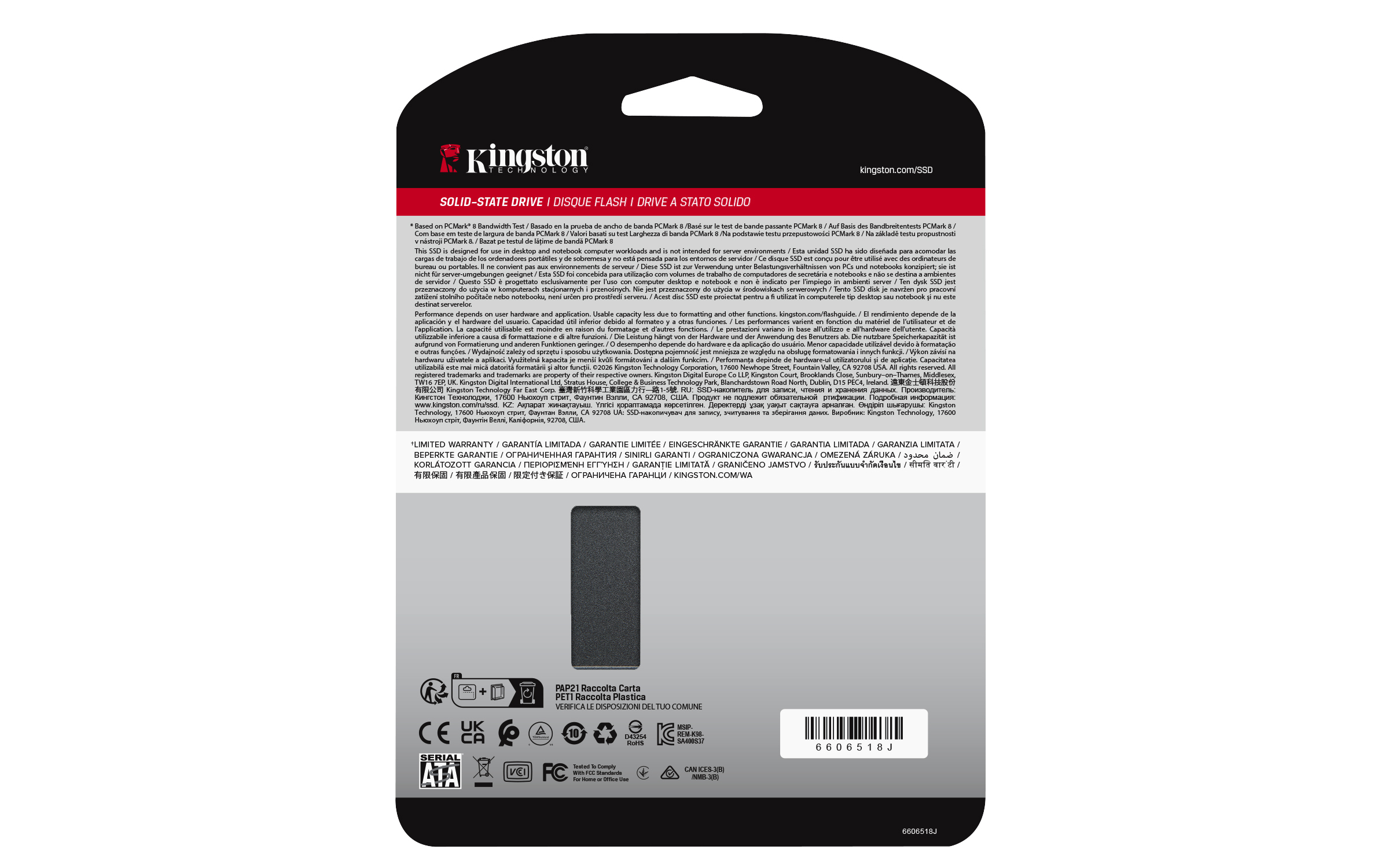 SSD 2.5" SATA 240GB Kingston A400, Lectura 500MB/s Escritura 350MB/s. SA400S37/240G
