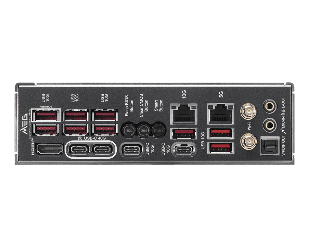 Motherboard AM5 ATX MSI MEG X870E ACE MAX, 256GB RAM DDR5 Max, 2 M.2 PCIe 5 + 3 M.2 PCIe 4, Wi-Fi 7 + BT 5.4 - imagen 5