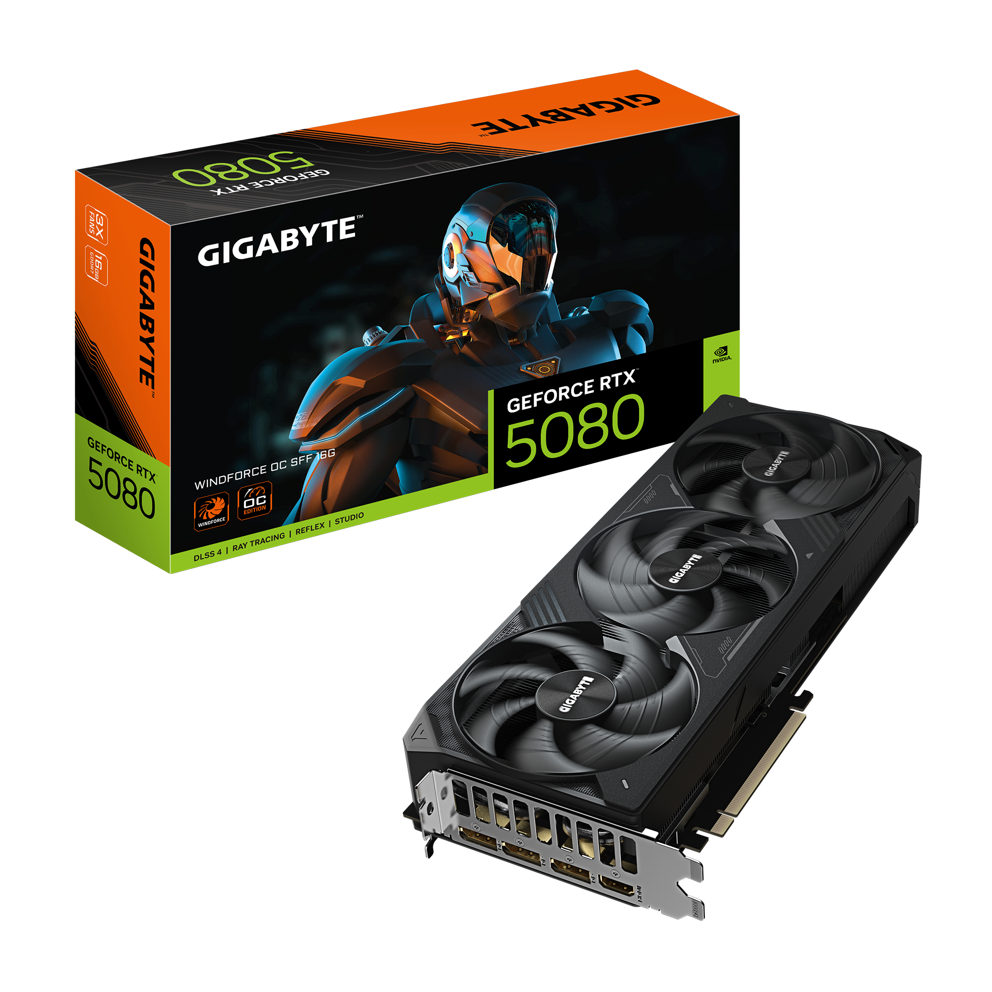 GPU RTX5080 Gigabyte WindForce 16GB GDDR7
