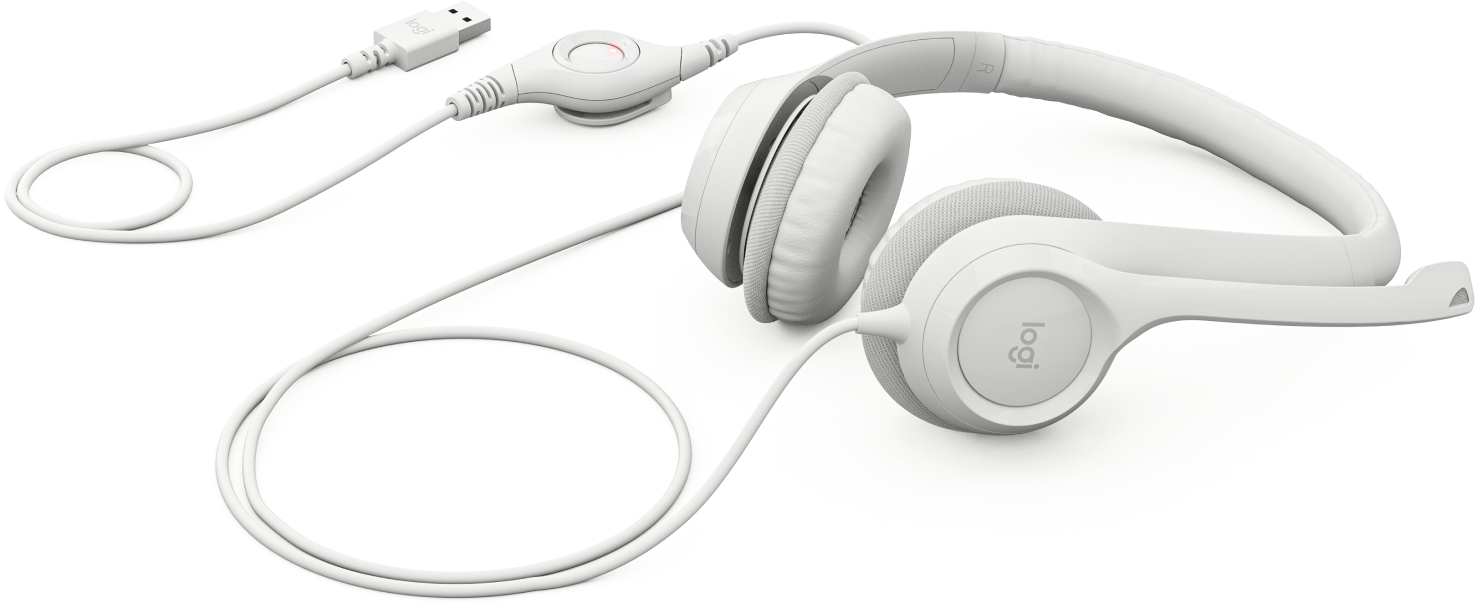 Diadema H390 Blanca  Logitech   981-001285