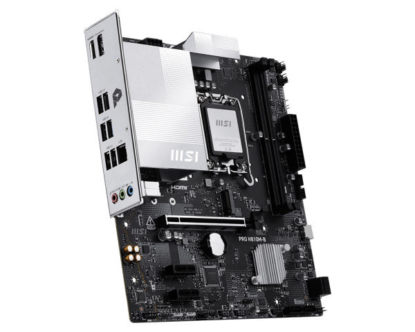 MotherBoard LGA1851 Micro-ATX MSI PRO H810M-B, 128GB RAM DDR5 Max, 1 M.2 PCIE 4