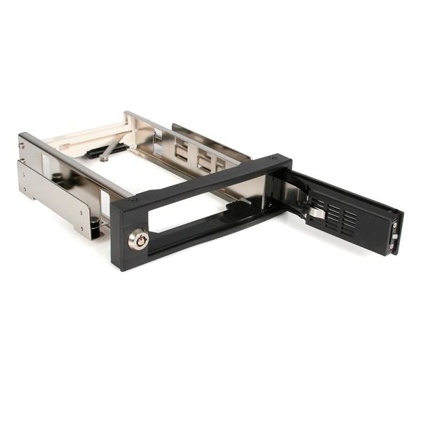 Rack Móvil de Aluminio de 5.25" para un Disco Duro HDD SATA de 3.5" sin Bandeja, StarTech.com HSB100SATBK - imagen 4