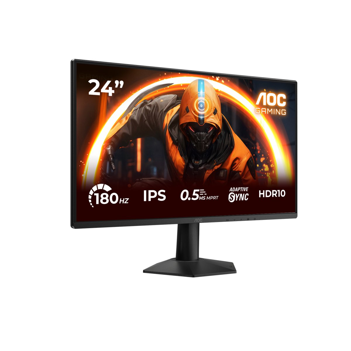 Monitor 24" 1920x1080 144Hz 0.5ms, AOC 24G50F, Panel IPS, G-Sync, 1 HDMI + 1 DisplayPort, VESA 100mm, Color Negro - imagen 2