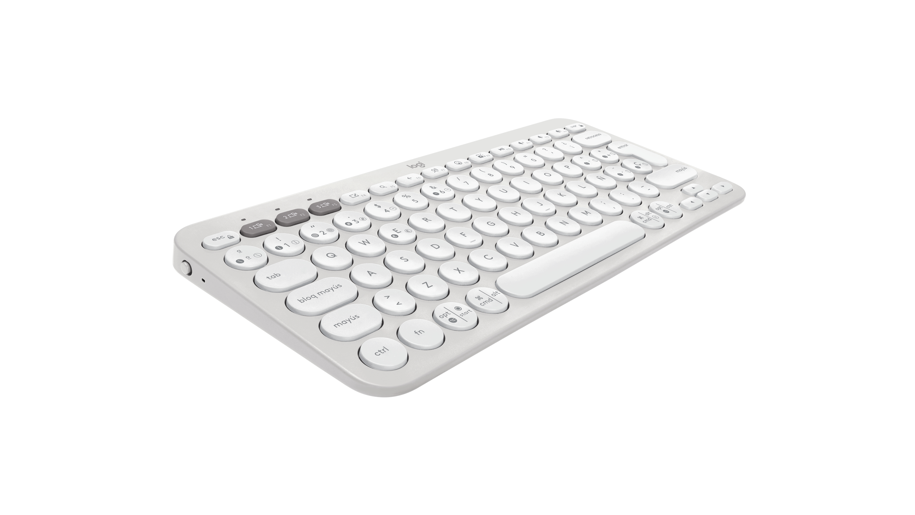 Teclado Logitech Pebble Keys 2 Blanco
