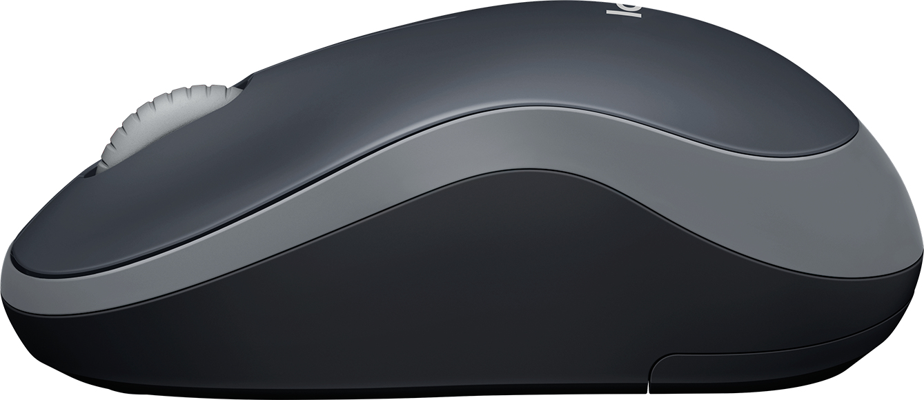 Mouse Inalámbrico Logitech M185, RF, 1,000dpi, Bateria AA, Color Negro/Gris