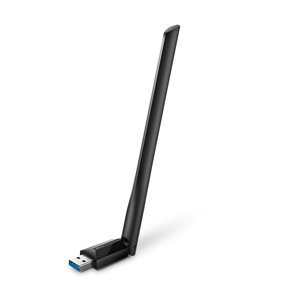 Adaptador de Wi-Fi USB-A Tp-Link Archer T3U Plus, 2.4GHz 400Mbps/5GHz 867Mbps, Antena de alto alcance
