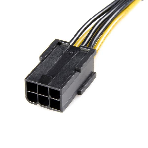 ADAP PCI EXPRESS 6PIN A 8PIN - imagen 2