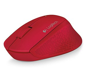 Mouse Inalámbrico Logitech M280, RF, 1,000dpi, Bateria AA, Color Rojo