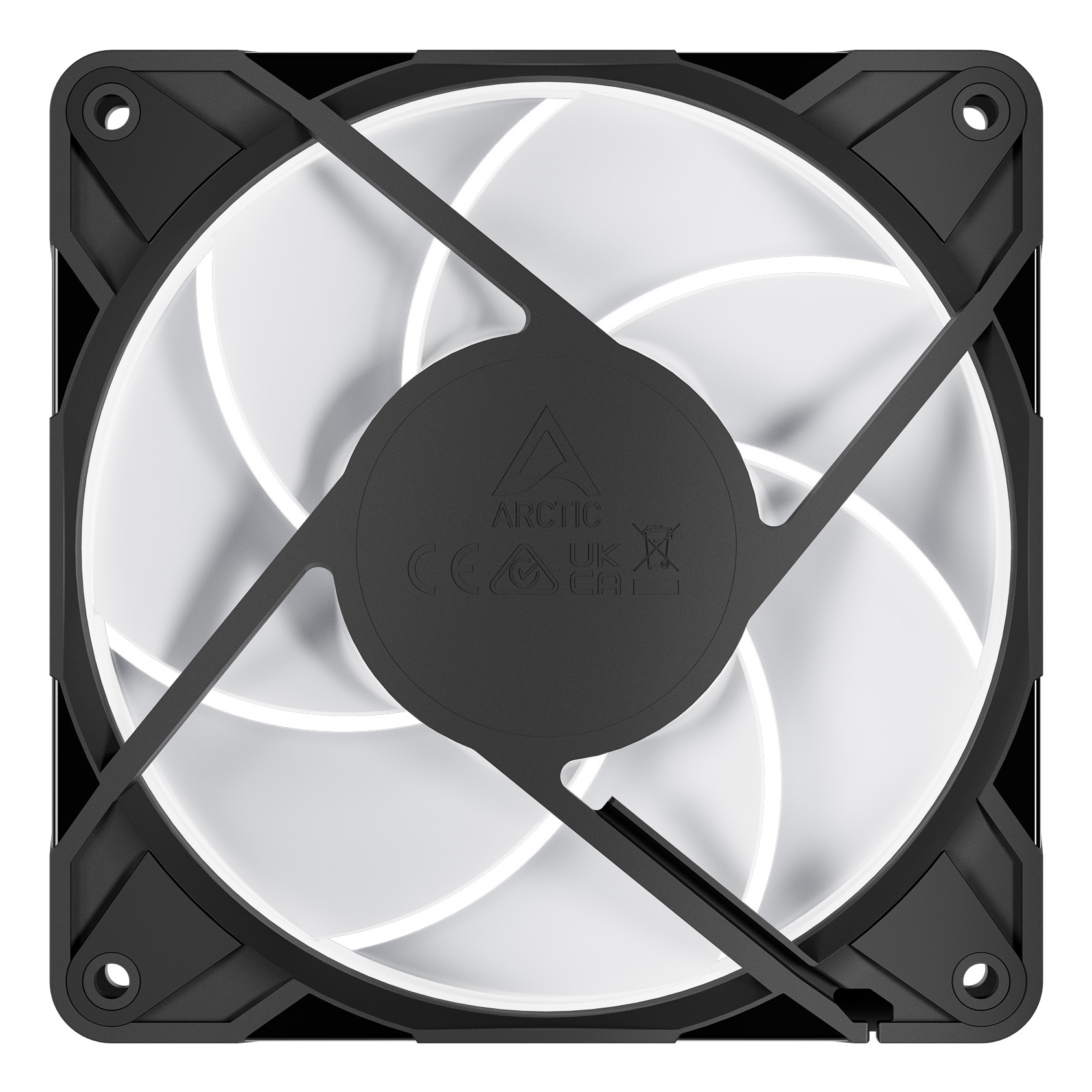 Ventilador 120mm Arctic P12 Pro A-RGB, 3000 RPM, Sistema en Cadena, Color Negro