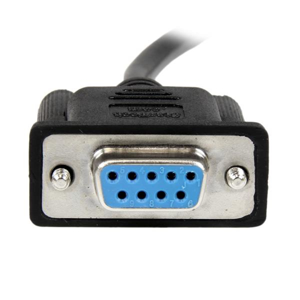 CABLE 2M NULO MODEM SERIAL RS232 DB9 HEM - imagen 3