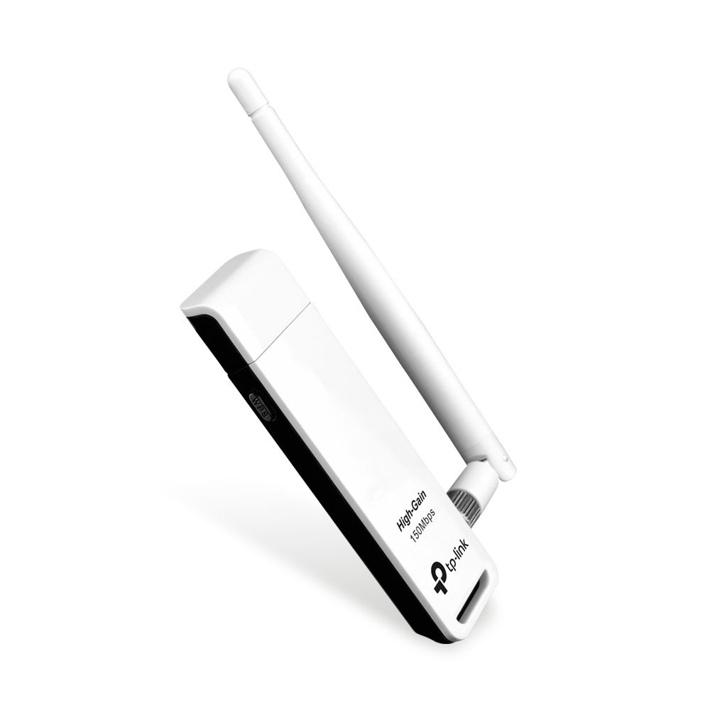 Adaptador de Wi-Fi USB-A TP-Link TL-WN722N, 1 Antena 2.4GHz 150Mbps, 4dBi - imagen 1