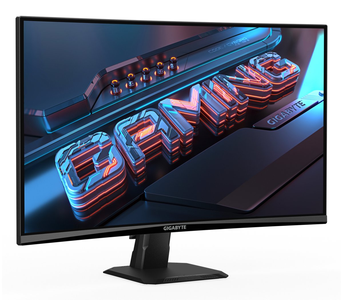 Monitor Curvo 27" 2560x1440 180Hz 1ms, Gigabyte GS27QCA, Panel VA, FreeSync, 2 HDMI + 1 DisplayPort, Color Negro - imagen 4